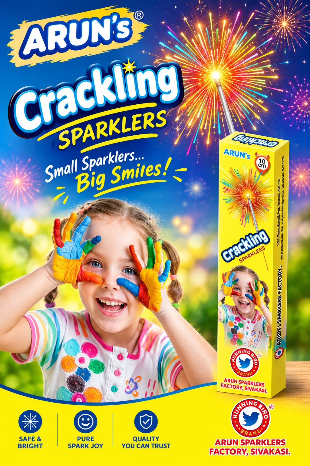 10Cm Crackling Sparklers