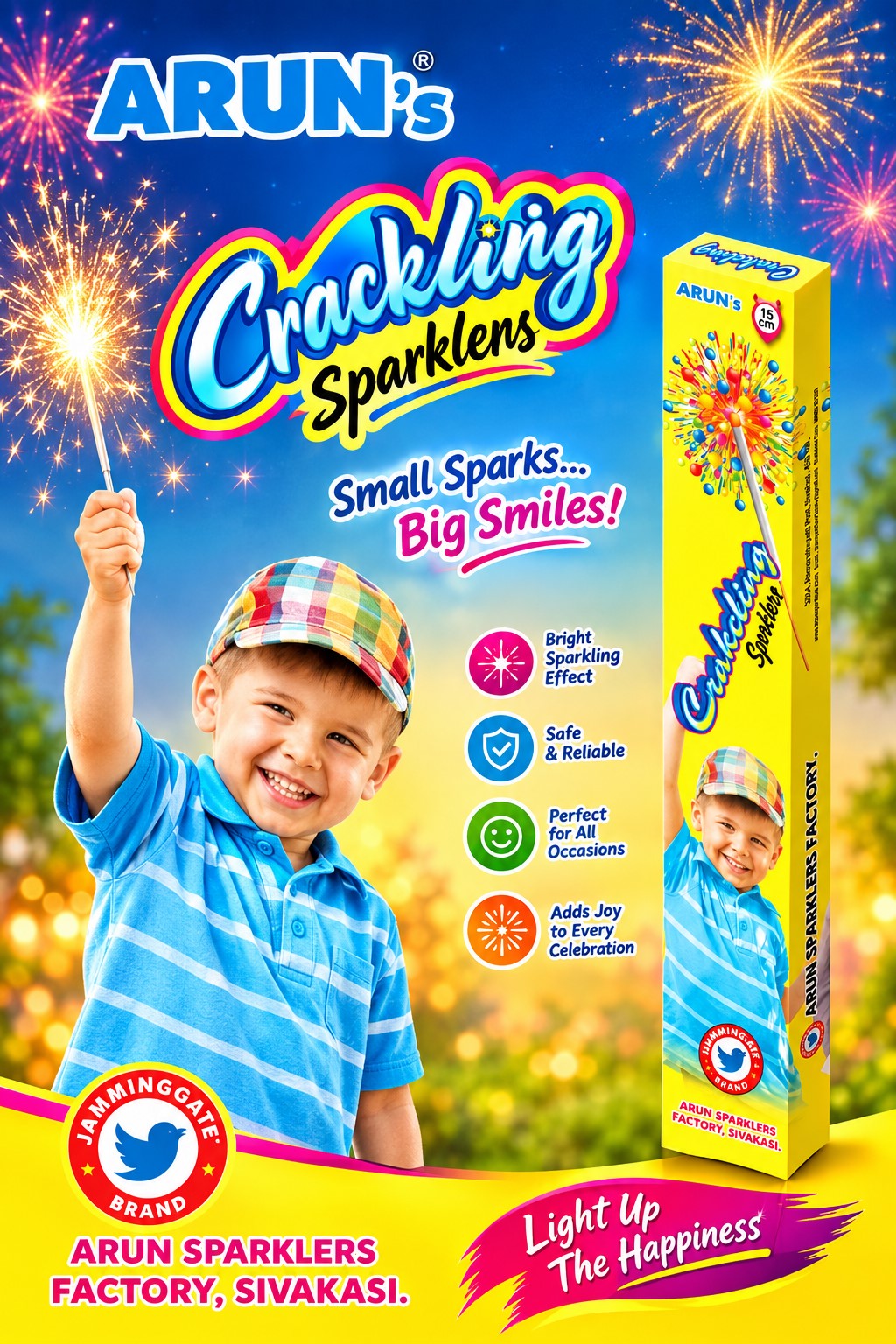 15 Cm Crackling Sparklers