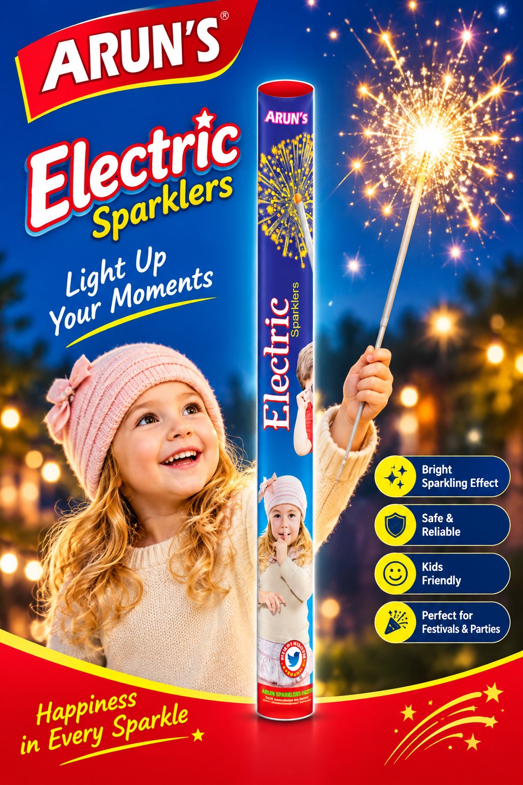 50 Cm Electric Sparklers