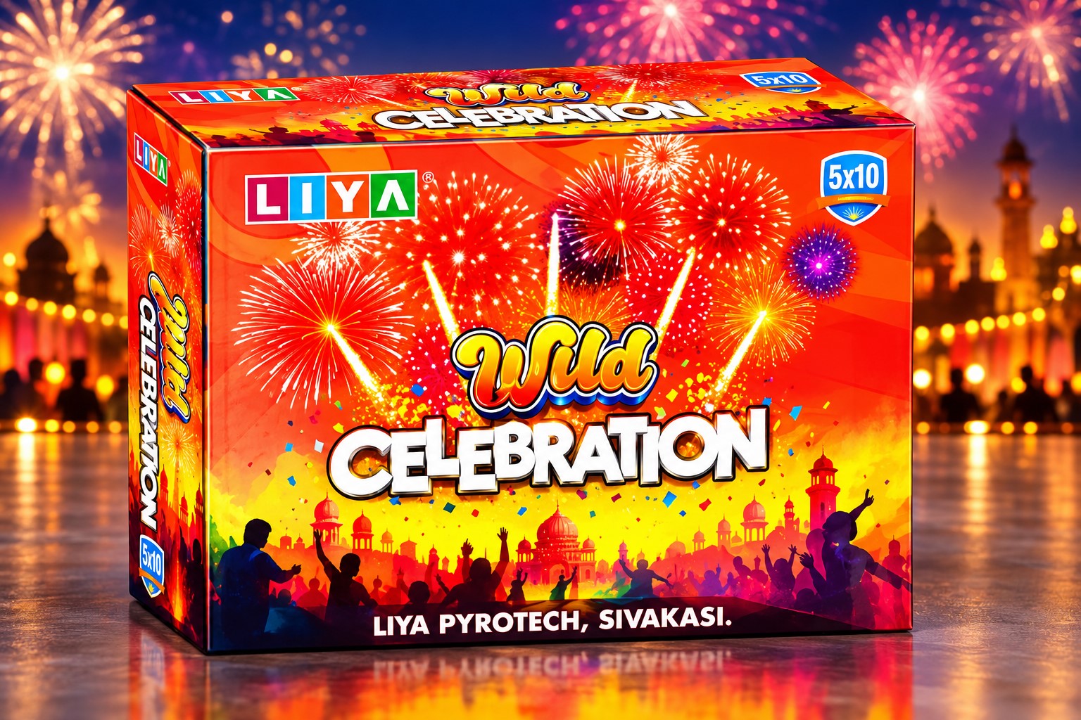 5 x 10 Wild Celebration