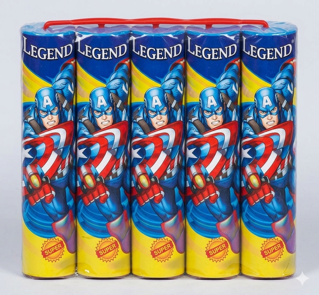 4” Captain American -Mega (Machine Fuse)