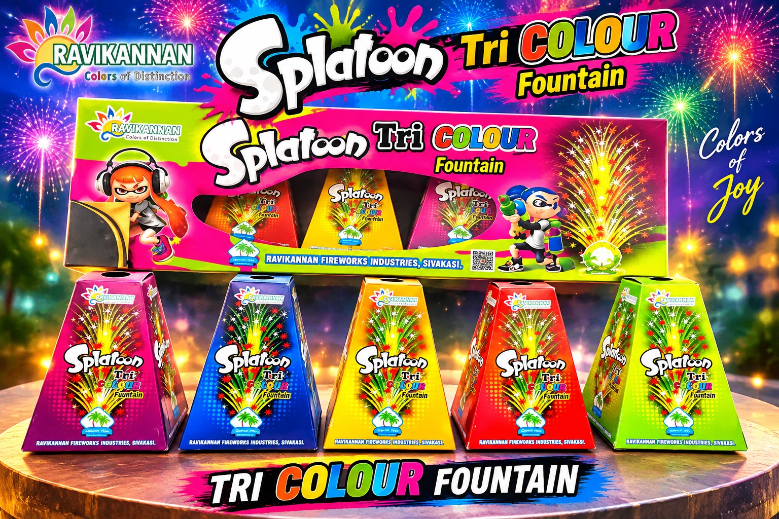 Splatoon Tri Colour