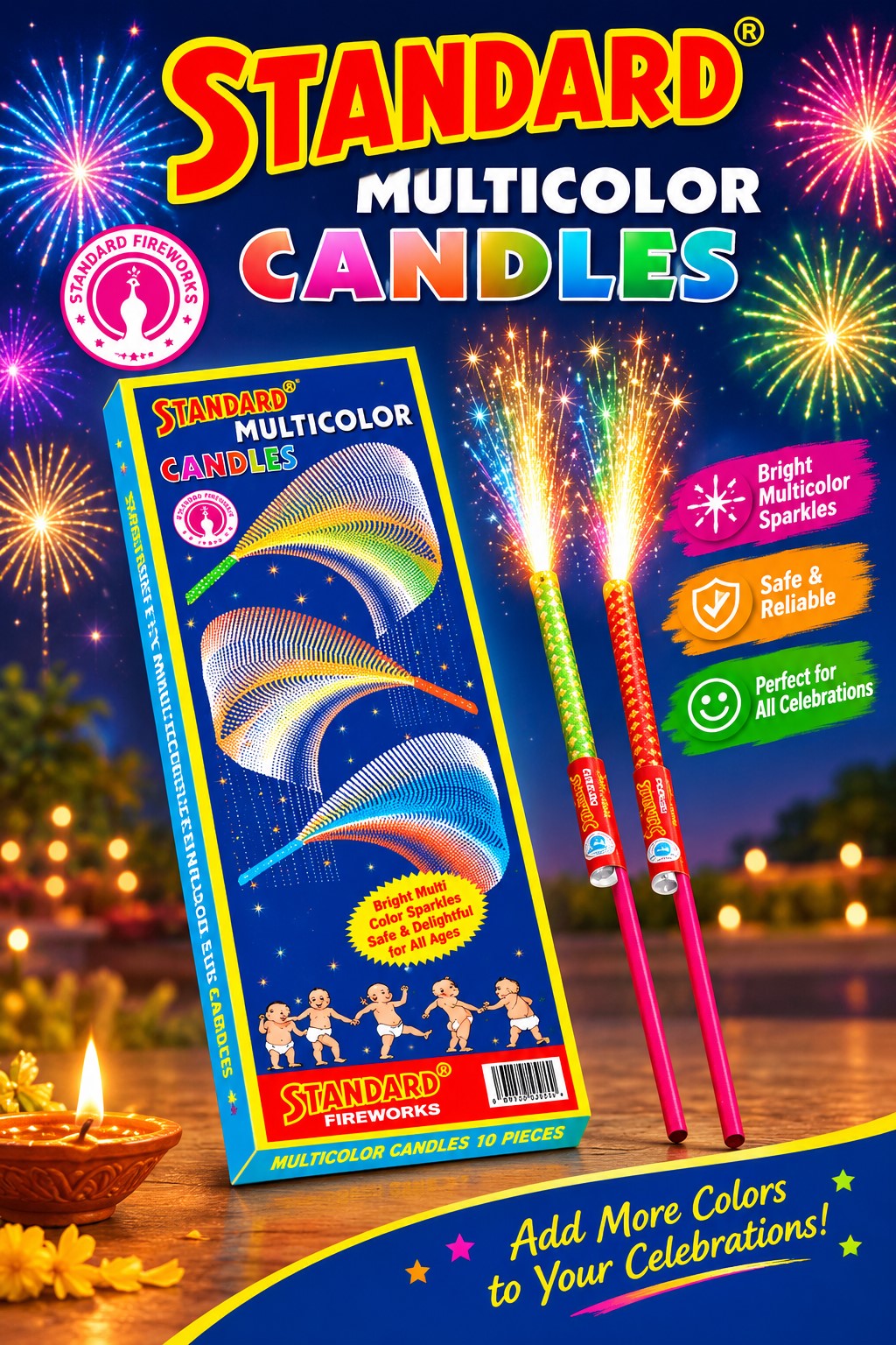Multicolour Candles