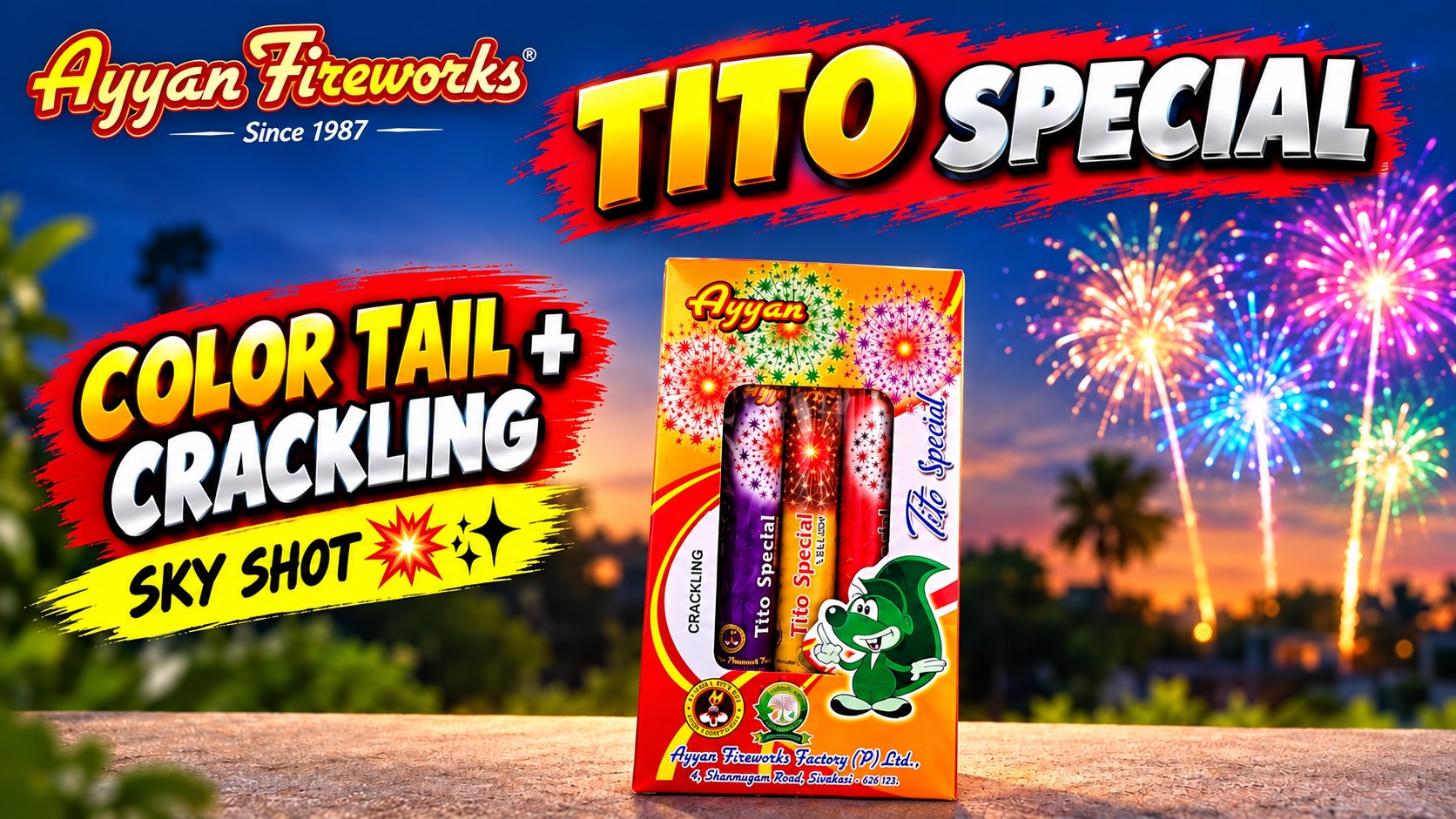 Tito Special ( 3 Colour Crcakling )