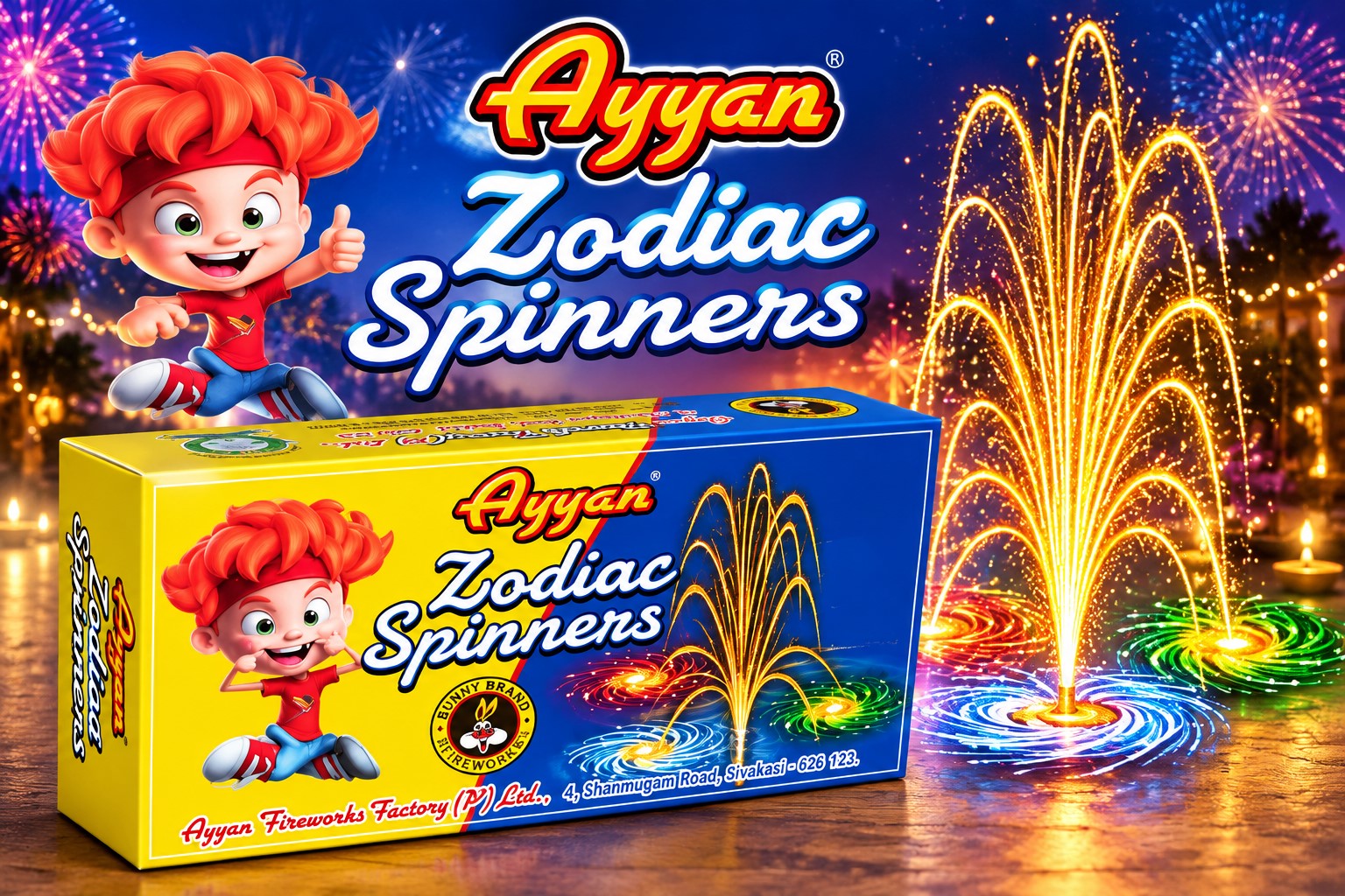 Zodiac Spinner ( 3 Colour )