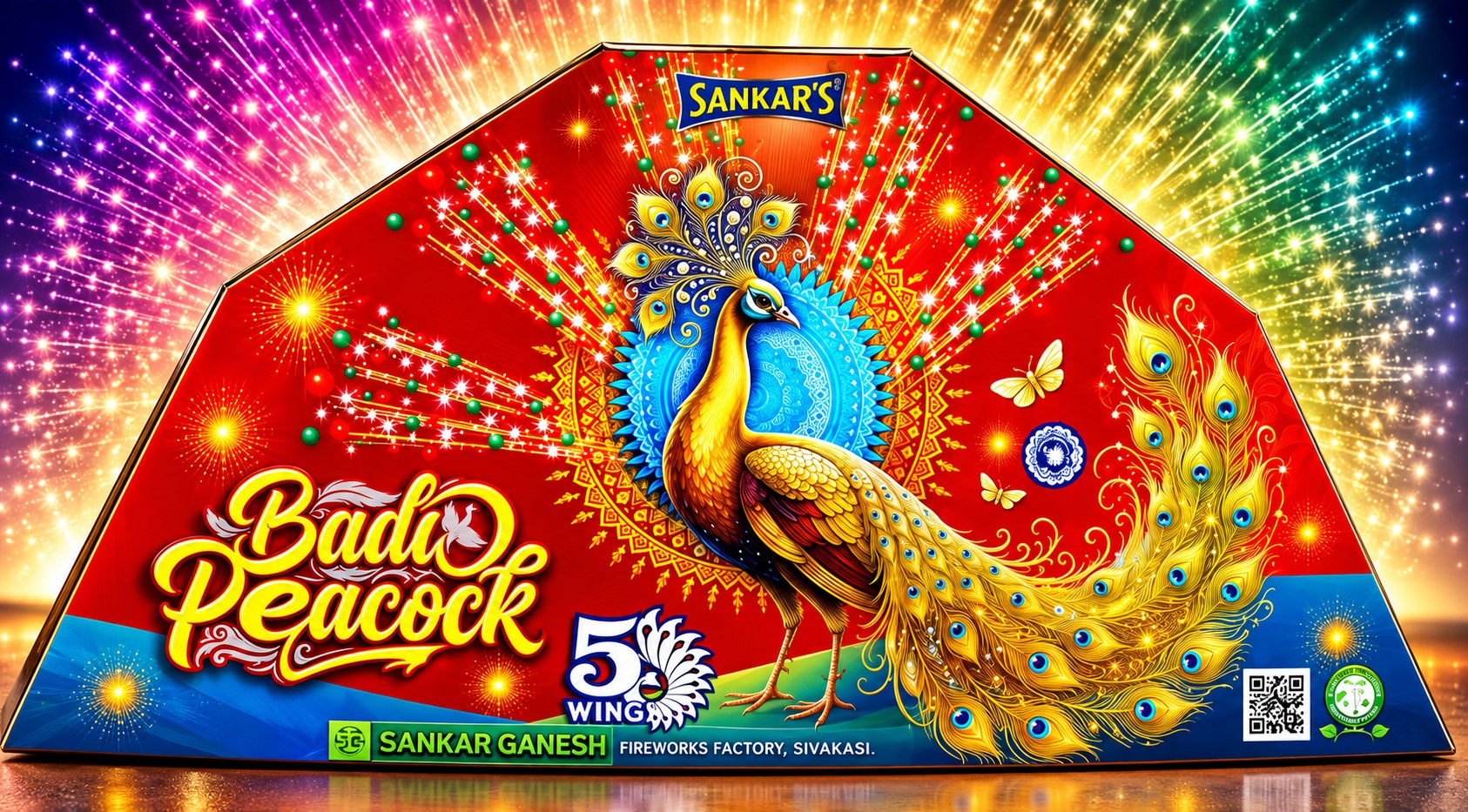 Bada Peacock White