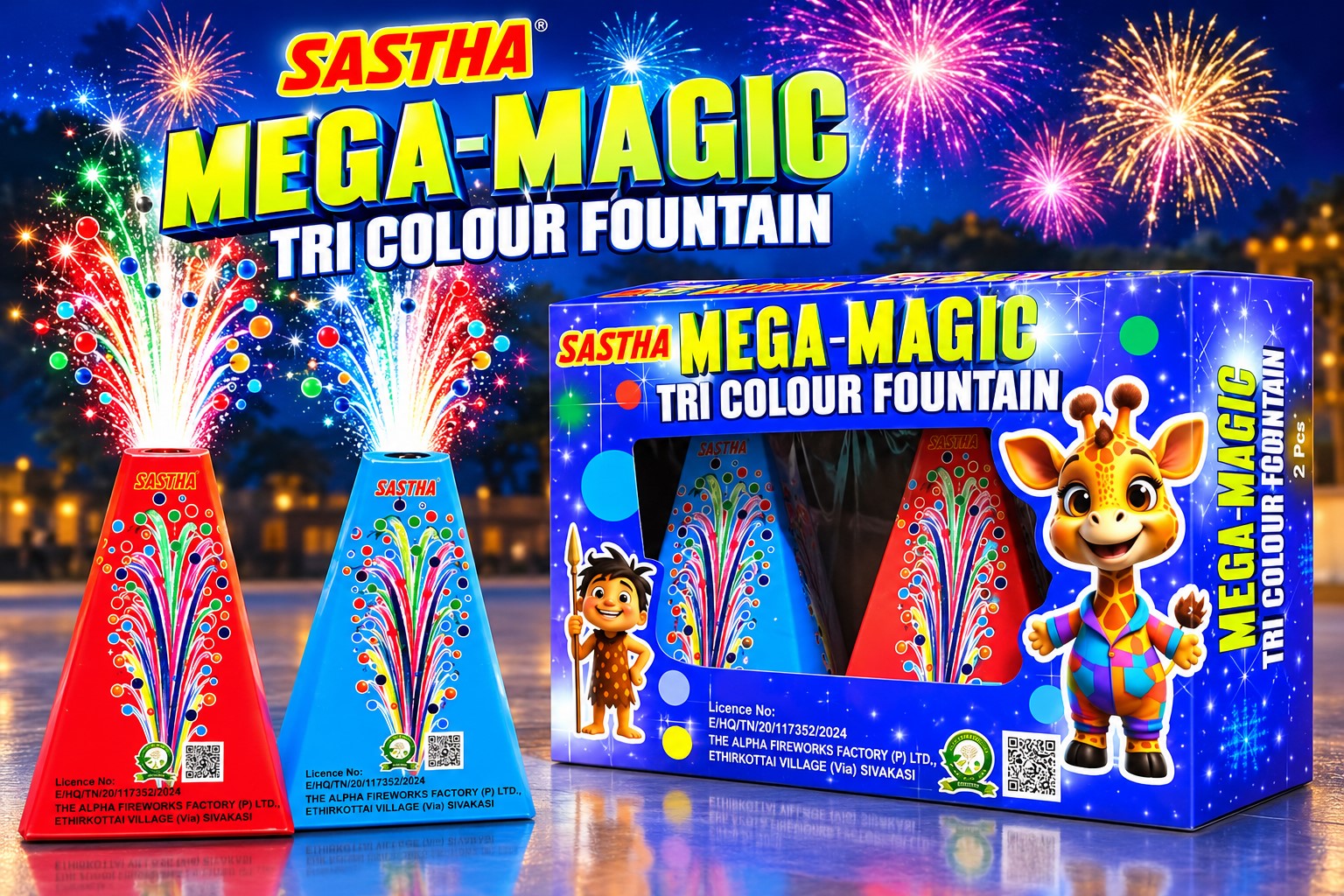 Mega Tri Colour