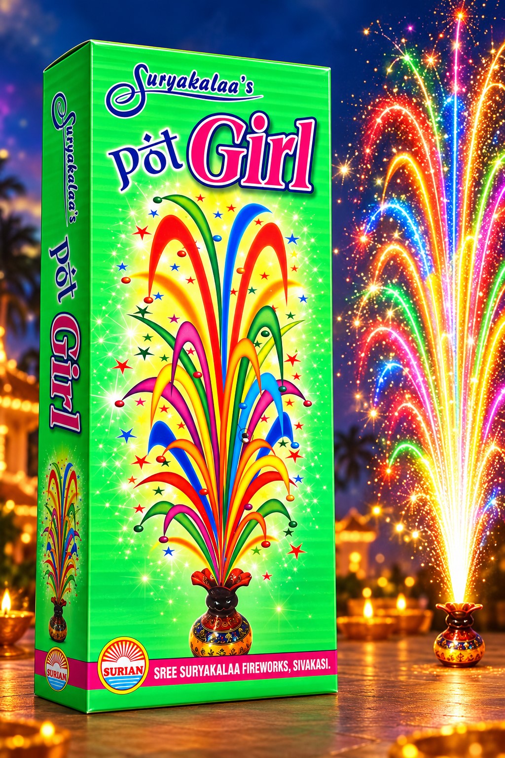Pot Girl ( Colour Koti )