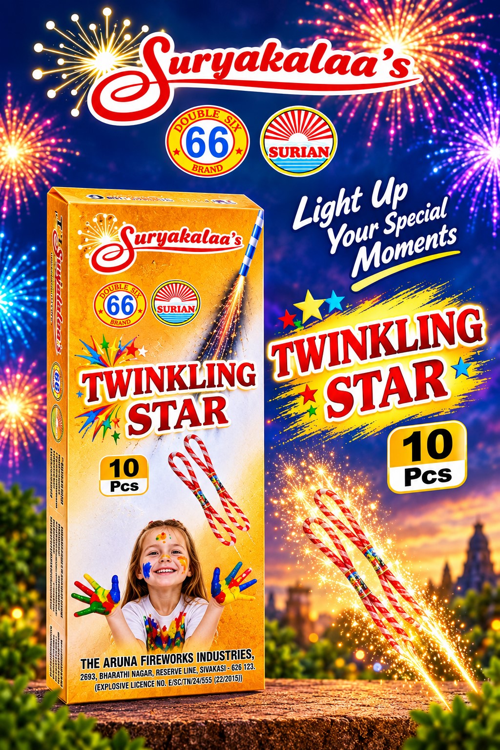 4ft Twinkling Star ( Premium )