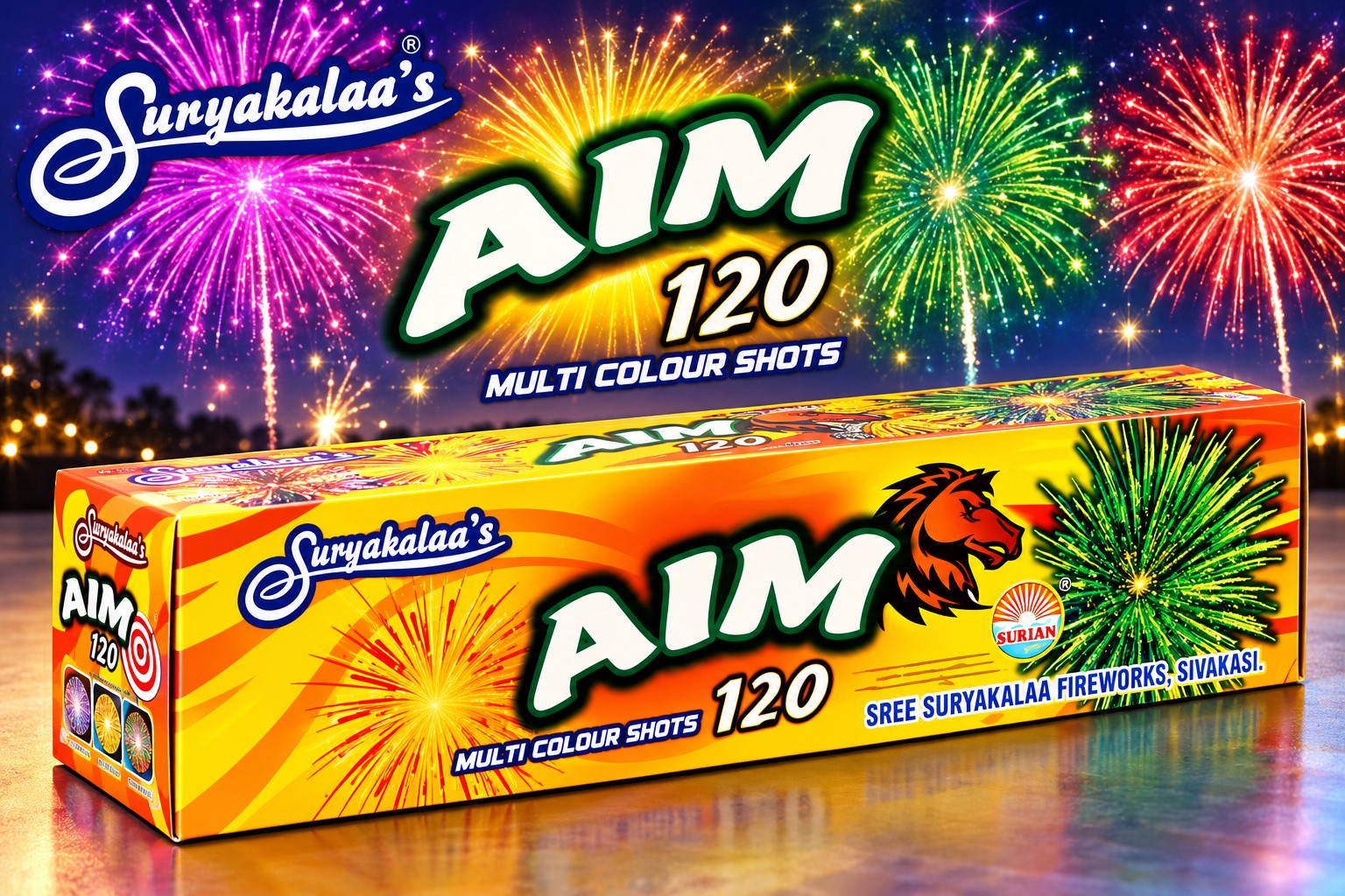 120 Shots - Multi Colour